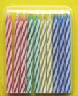 Long Spiral Pattern Magic Relighting Birthday Candles Unscented SGS Certificated