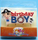 Customized Cute Shaped Birthday Candles For Boys Kids Non Toxic Odorless