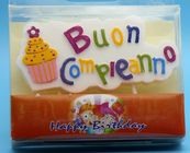 Cute Personalized Shaped Birthday Candles Smoke Free 100% Paraffin