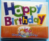 Colorful Alphabet Letter Birthday Candles For Party Decoration SGS Approval