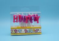 Happy Birthday Letter Shaped Candles For Birthday Cakes With Custom Logo